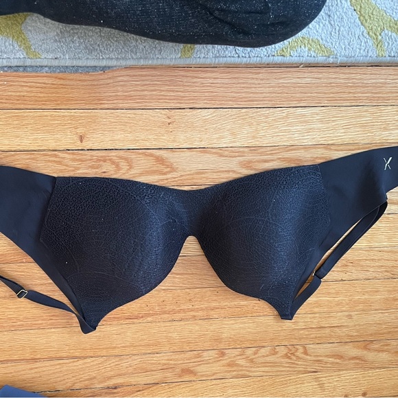 Knix wing woman bra black lace 6+ - Picture 2 of 5